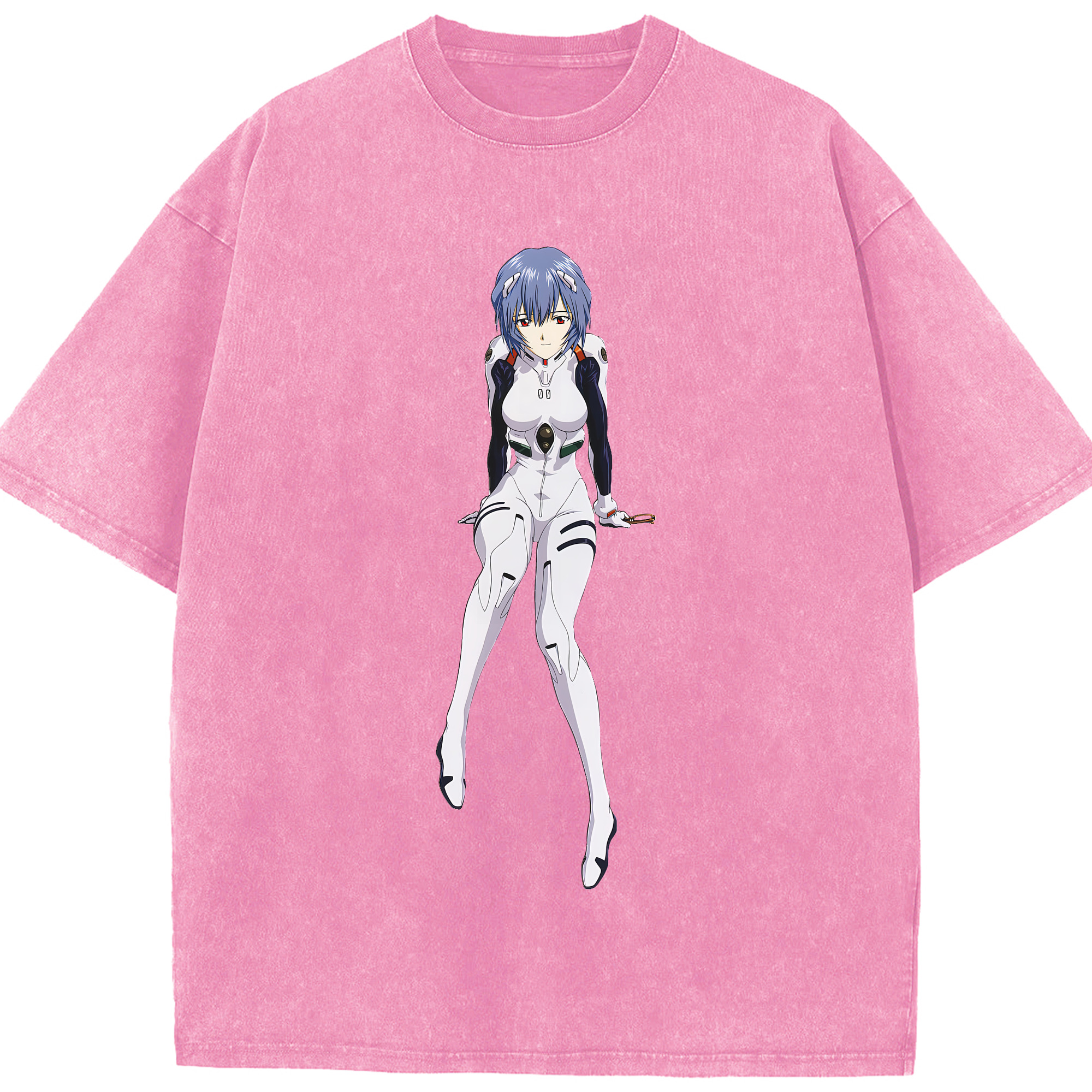 （画像用） EVA 新世紀エヴァンゲリオン 綿100% ヴィンテージ風 半袖Tシャツ（フロントプリント）